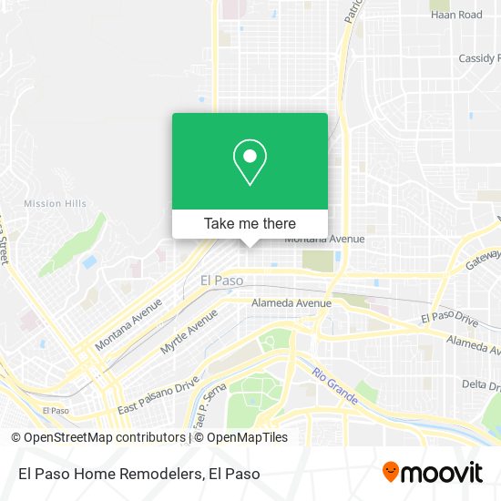 Mapa de El Paso Home Remodelers