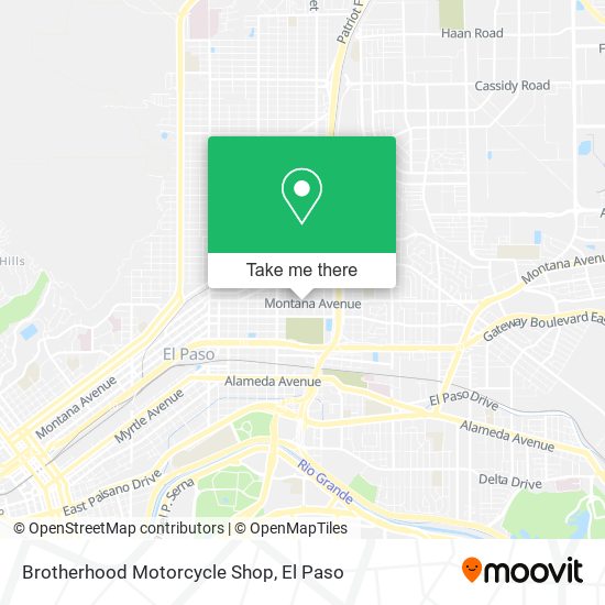 Brotherhood Motorcycle Shop map