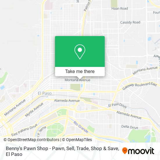 Benny's Pawn Shop - Pawn, Sell, Trade, Shop & Save map
