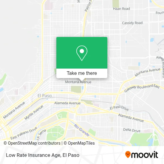 Low Rate Insurance Age map