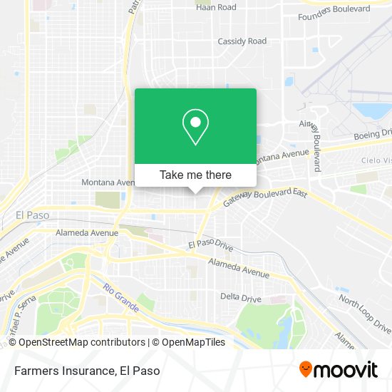 Farmers Insurance map