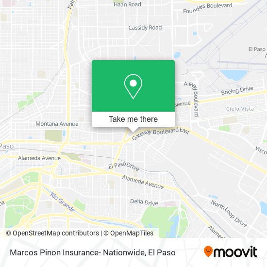 Marcos Pinon Insurance- Nationwide map