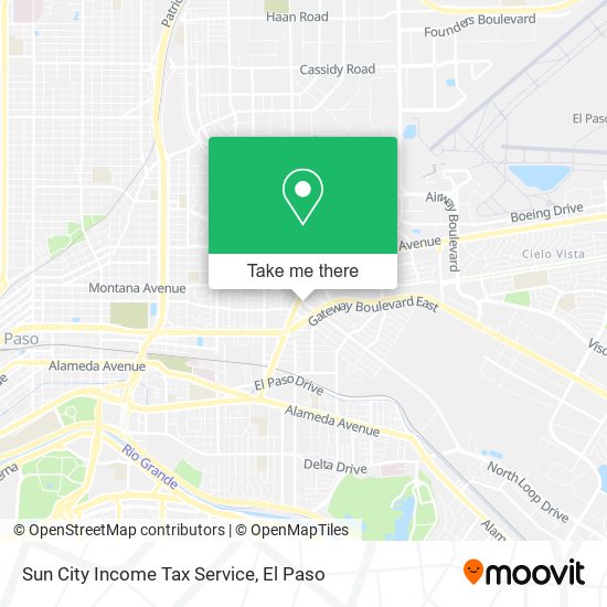 Sun City Income Tax Service map