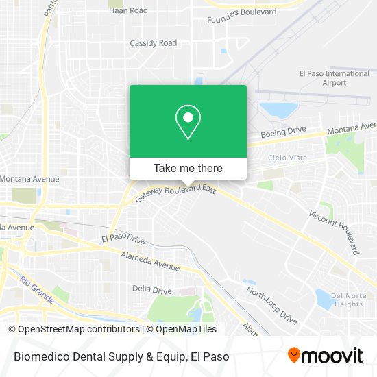 Biomedico Dental Supply & Equip map