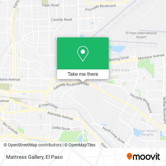 Mattress Gallery map