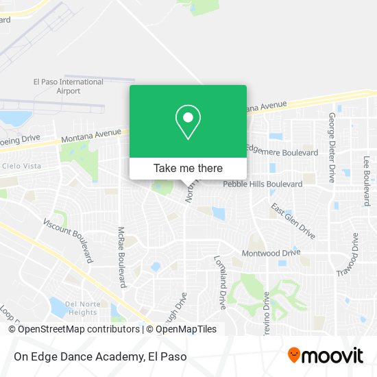 On Edge Dance Academy map