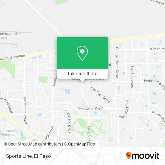 Sports Line map