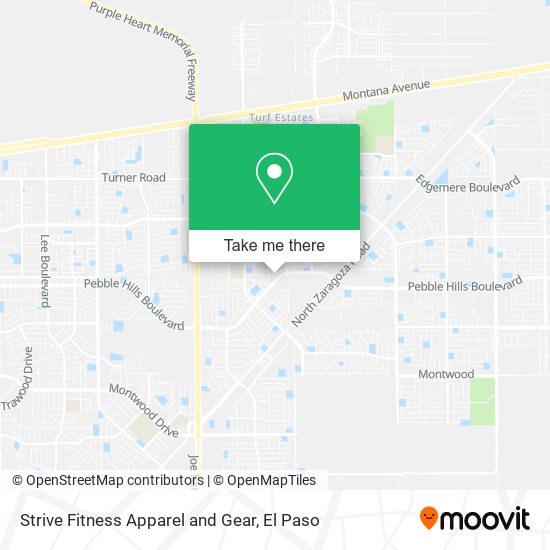 Strive Fitness Apparel and Gear map