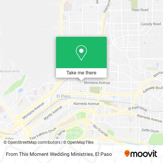 From This Moment Wedding Ministries map