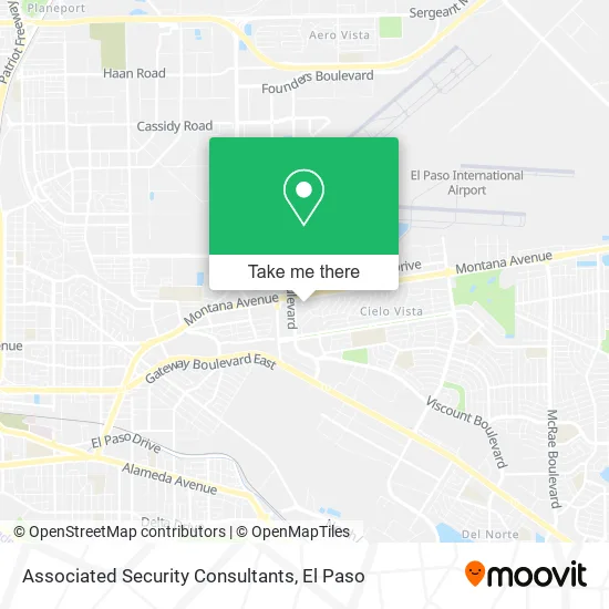 Associated Security Consultants map