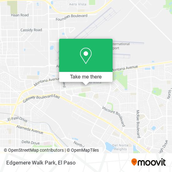 Edgemere Walk Park map