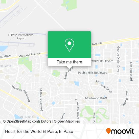 Mapa de Heart for the World El Paso