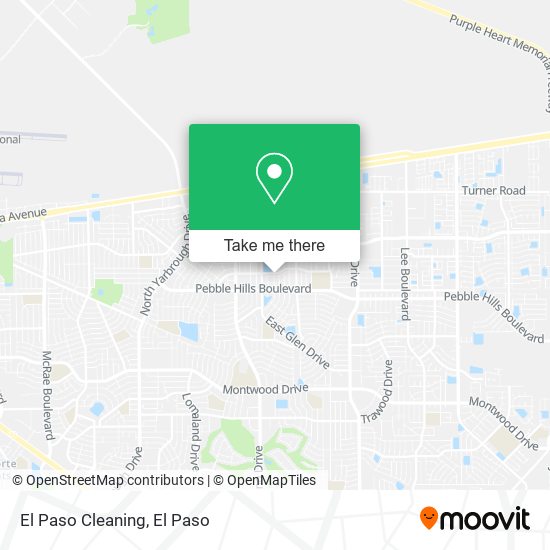 El Paso Cleaning map