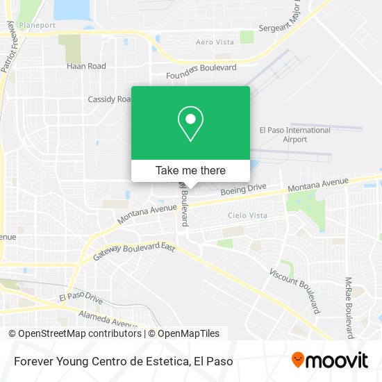 Forever Young Centro de Estetica map