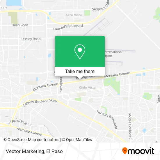 Vector Marketing map