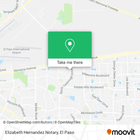 Mapa de Elizabeth Hernandez Notary