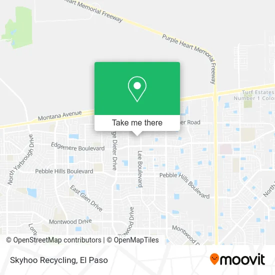 Skyhoo Recycling map