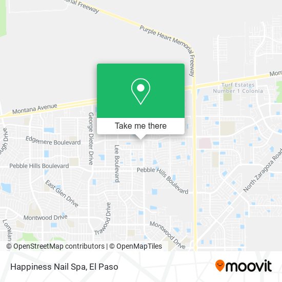 Happiness Nail Spa map