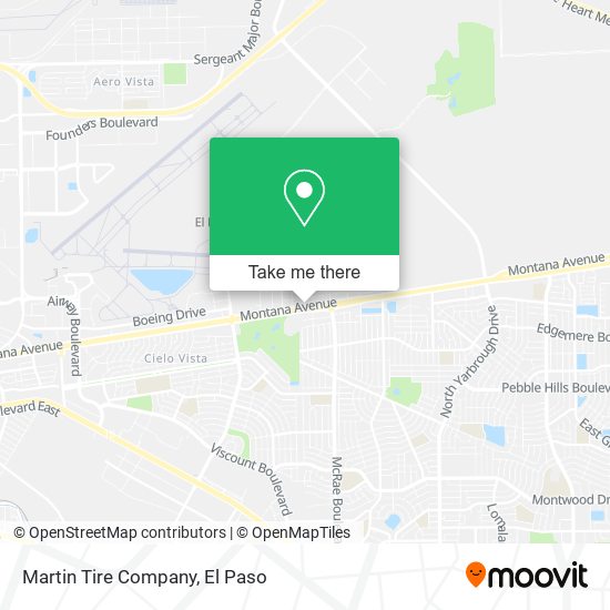 Martin Tire Company map