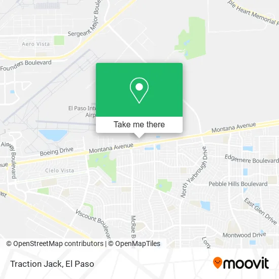 Mapa de Traction Jack
