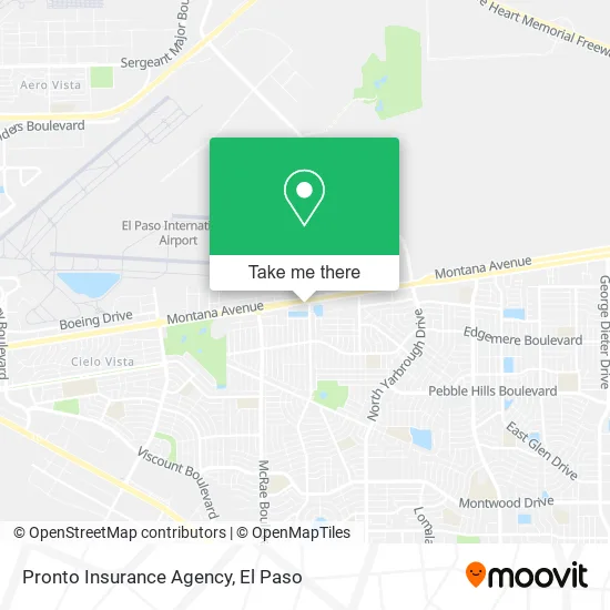 Pronto Insurance Agency map