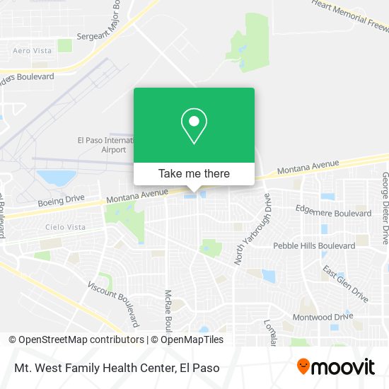 Mt. West Family Health Center map