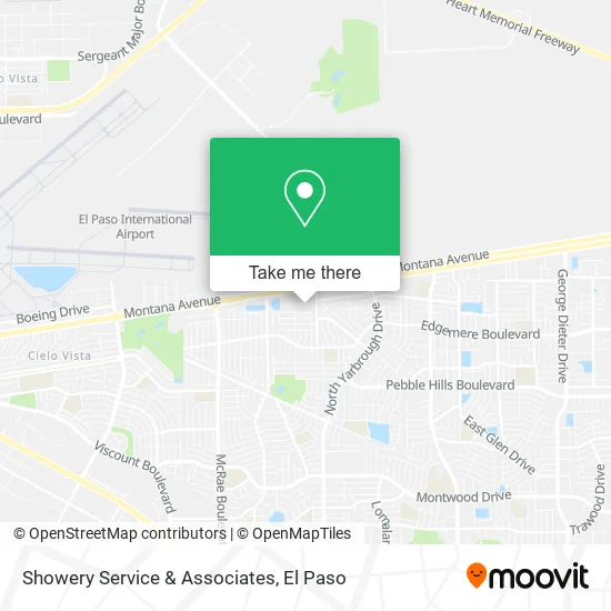 Showery Service & Associates map