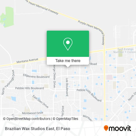 Brazilian Wax Studios East map