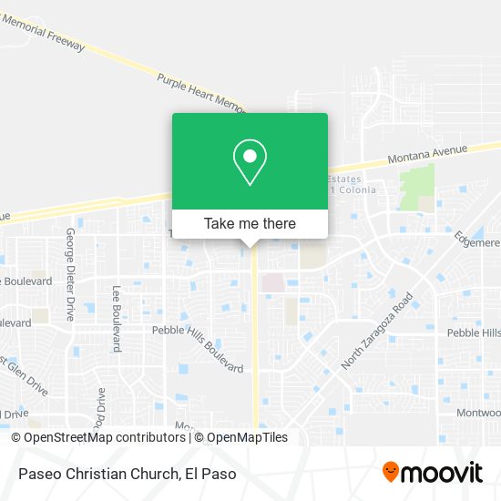 Paseo Christian Church map