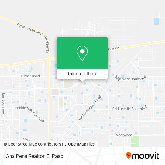 Ana Pena Realtor map