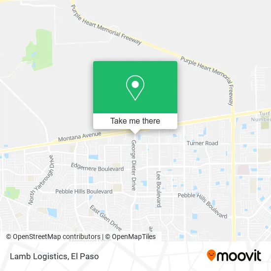 Lamb Logistics map