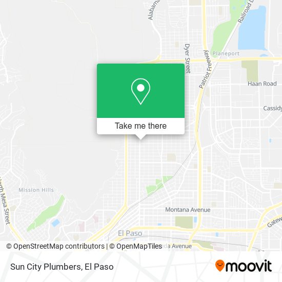 Mapa de Sun City Plumbers