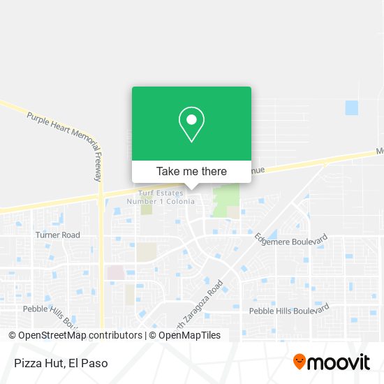 Pizza Hut map