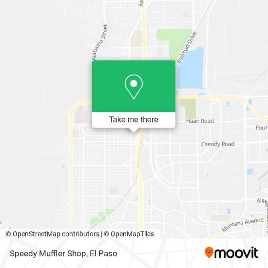 Mapa de Speedy Muffler Shop