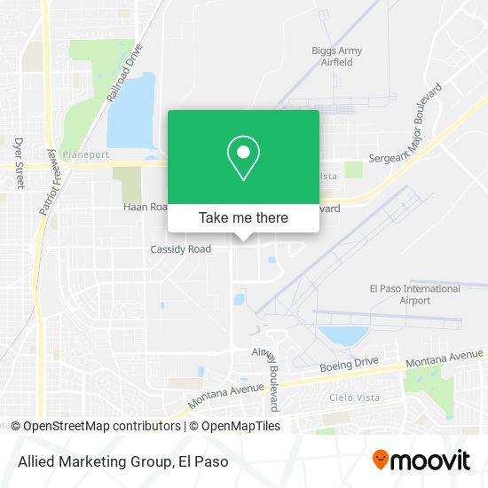 Allied Marketing Group map