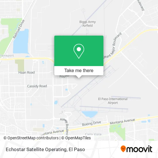 Echostar Satellite Operating map