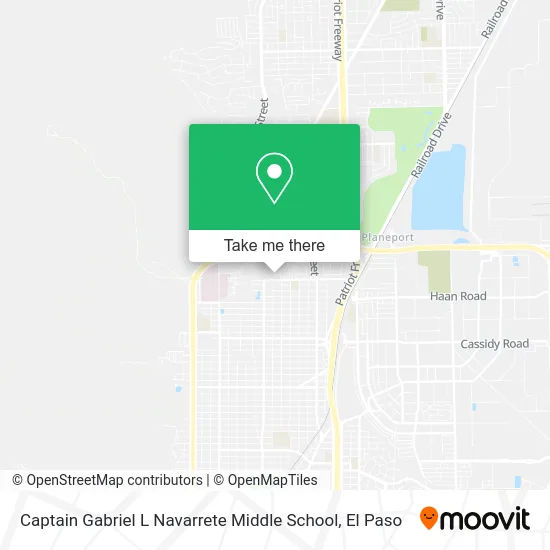 Captain Gabriel L Navarrete Middle School map