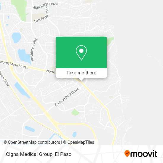 Cigna Medical Group map