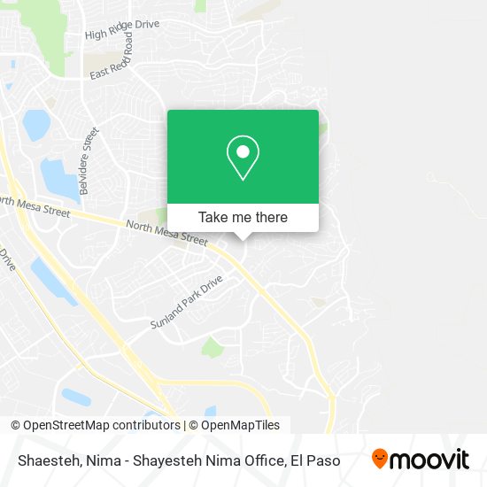 Shaesteh, Nima - Shayesteh Nima Office map