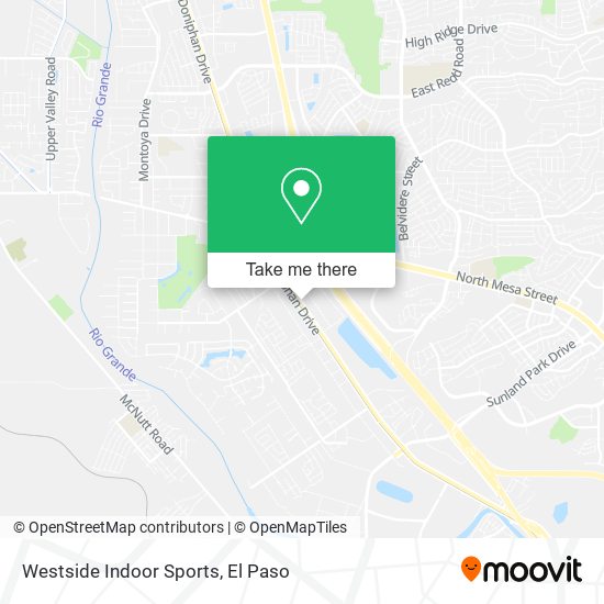 Westside Indoor Sports map