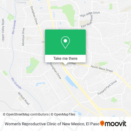 Women's Reproductive Clinic of New Mexico map