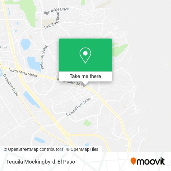 Tequila Mockingbyrd map