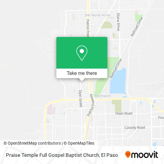 Praise Temple Full Gospel Baptist Church map