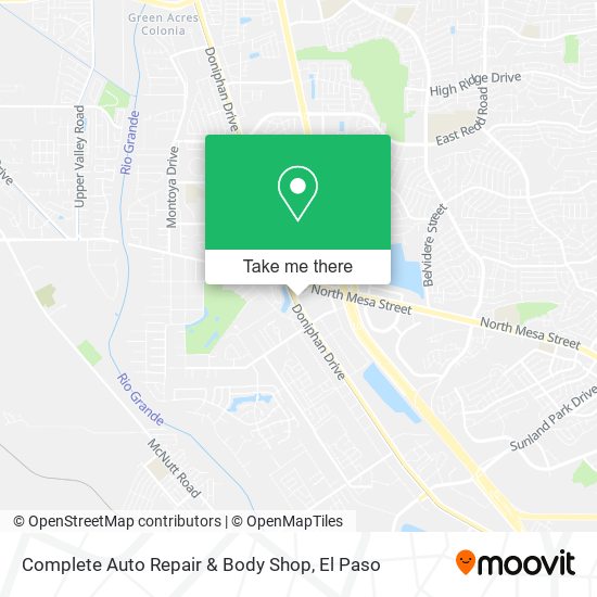 Mapa de Complete Auto Repair & Body Shop