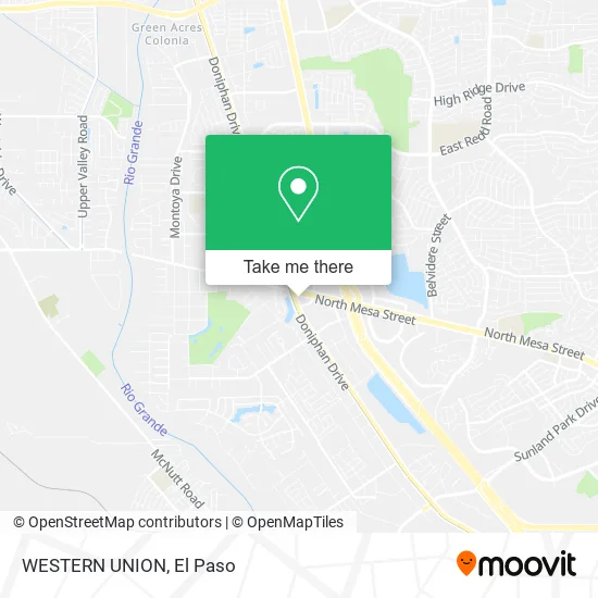 Mapa de WESTERN UNION
