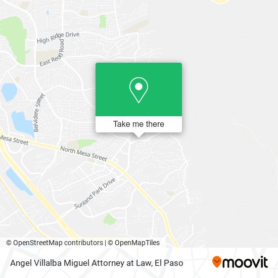 Mapa de Angel Villalba Miguel Attorney at Law