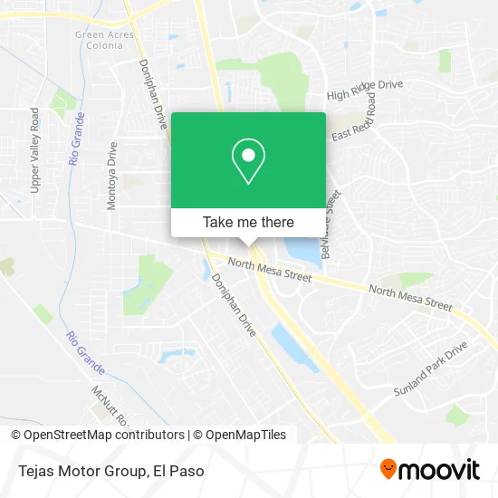 Mapa de Tejas Motor Group