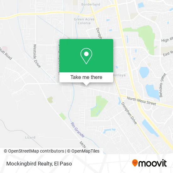 Mockingbird Realty map