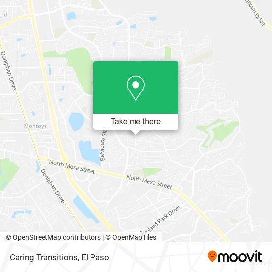 Caring Transitions map