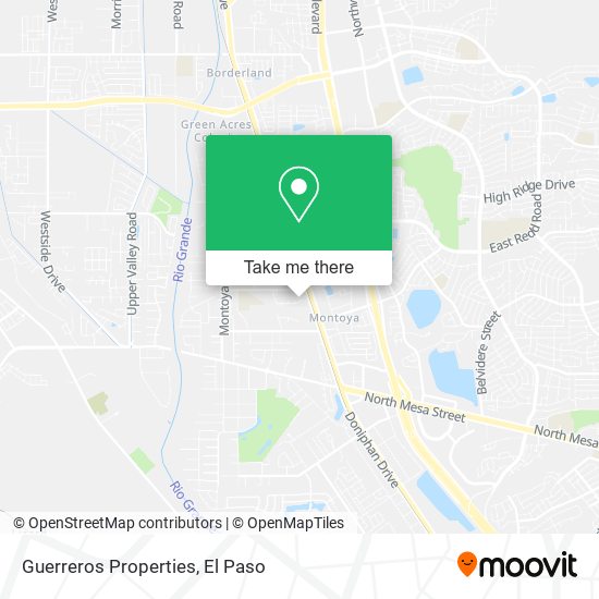 Guerreros Properties map